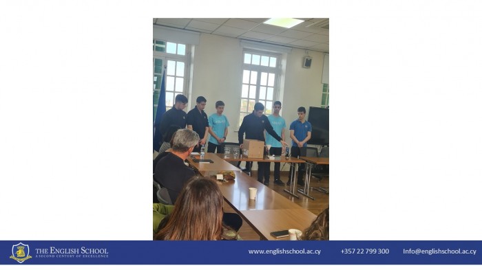 Aquafy Students Host A.G. Leventis Foundation President